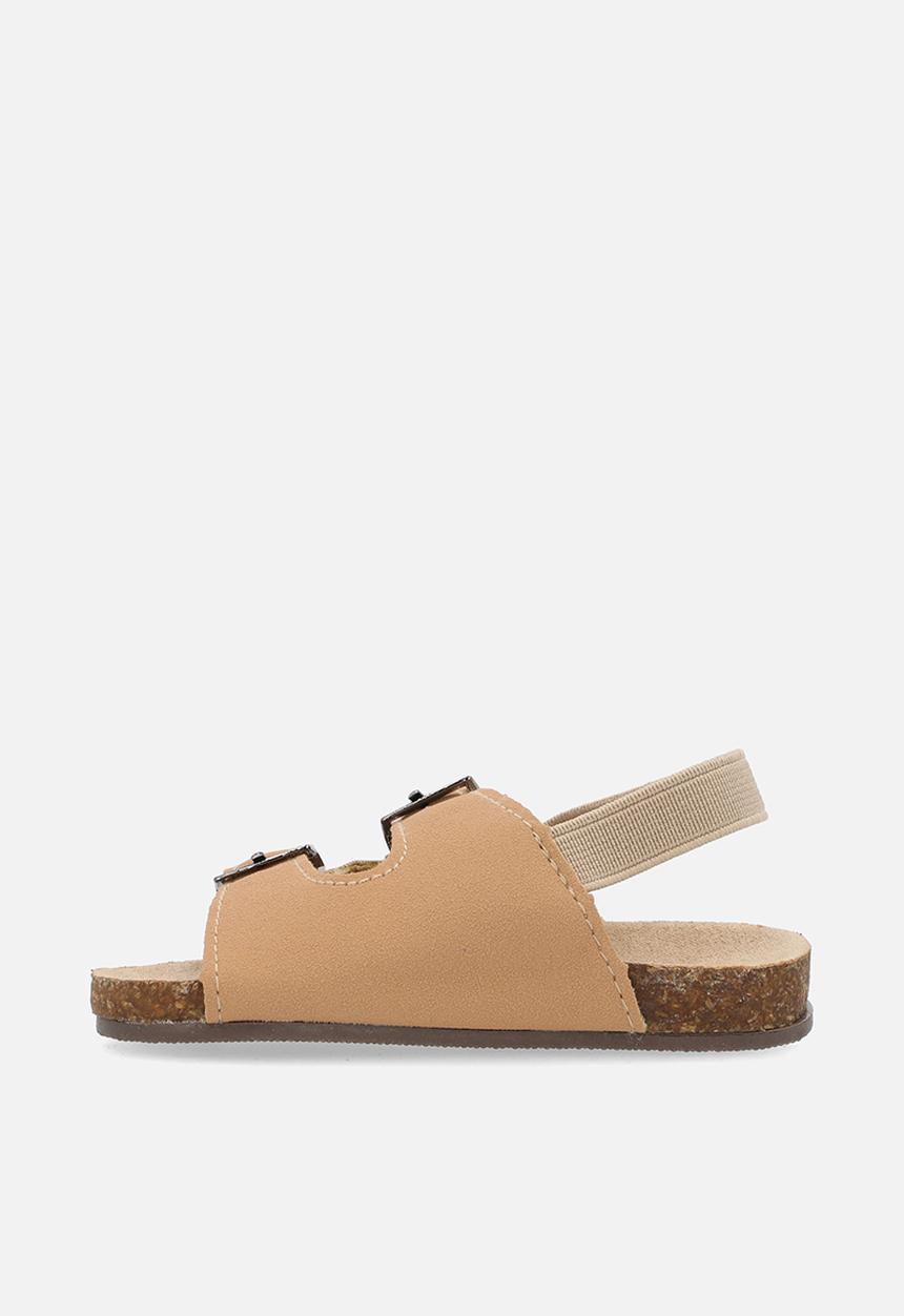 Pop Candy - Twin buckle sandals - stone