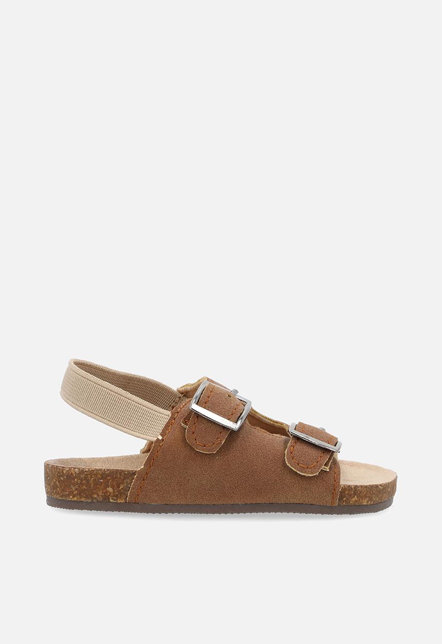 Pop Candy - Twin buckle sandals - brown
