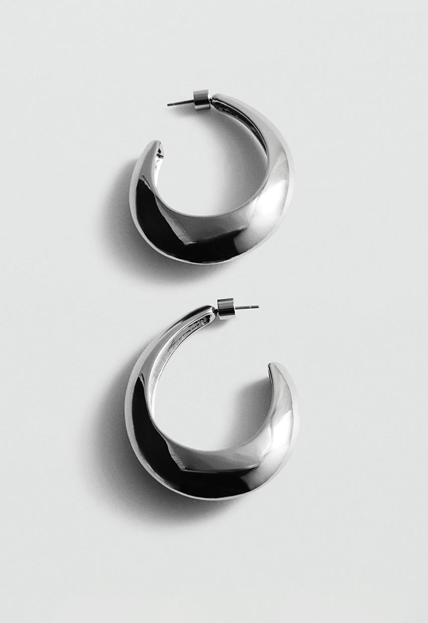 MANGO - Earrings celia - silver