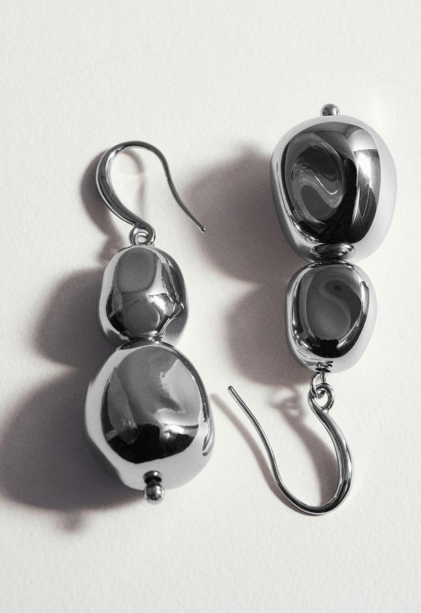 MANGO - Earrings cindy - silver