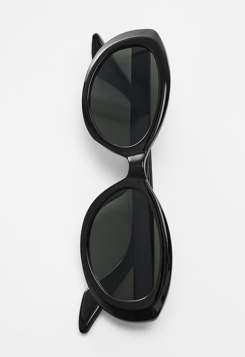 MANGO - Sunglasses flora - black
