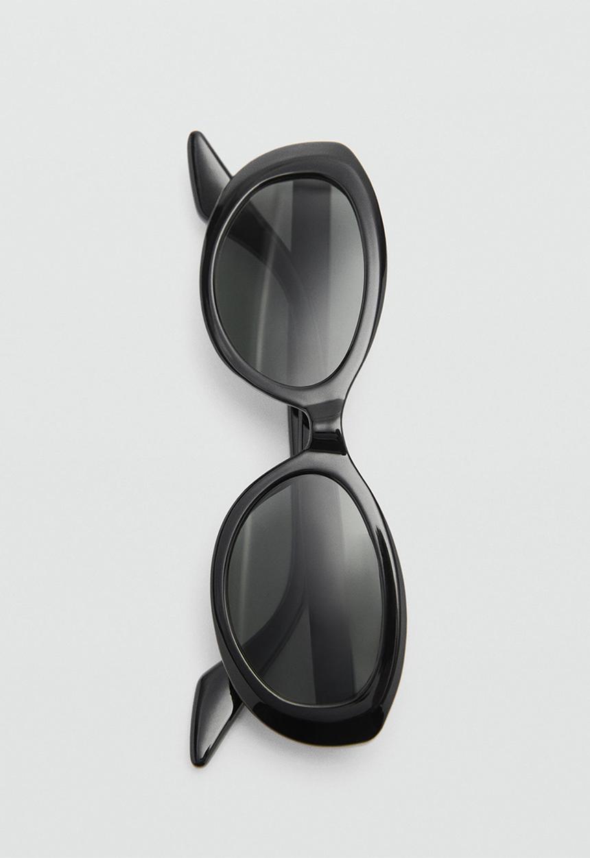 MANGO - Sunglasses flora - black