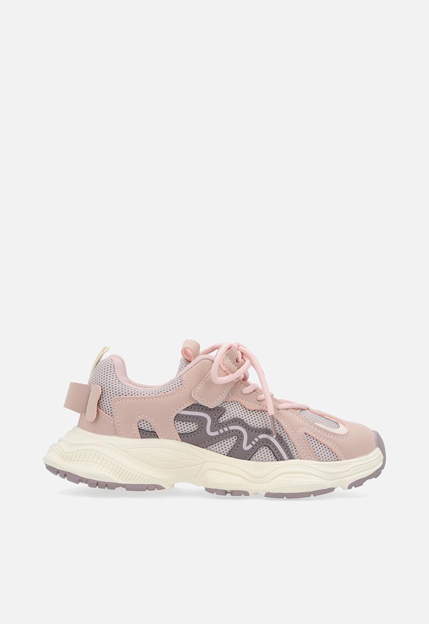 Pop Candy - Velcro & lace sneakers-lilac