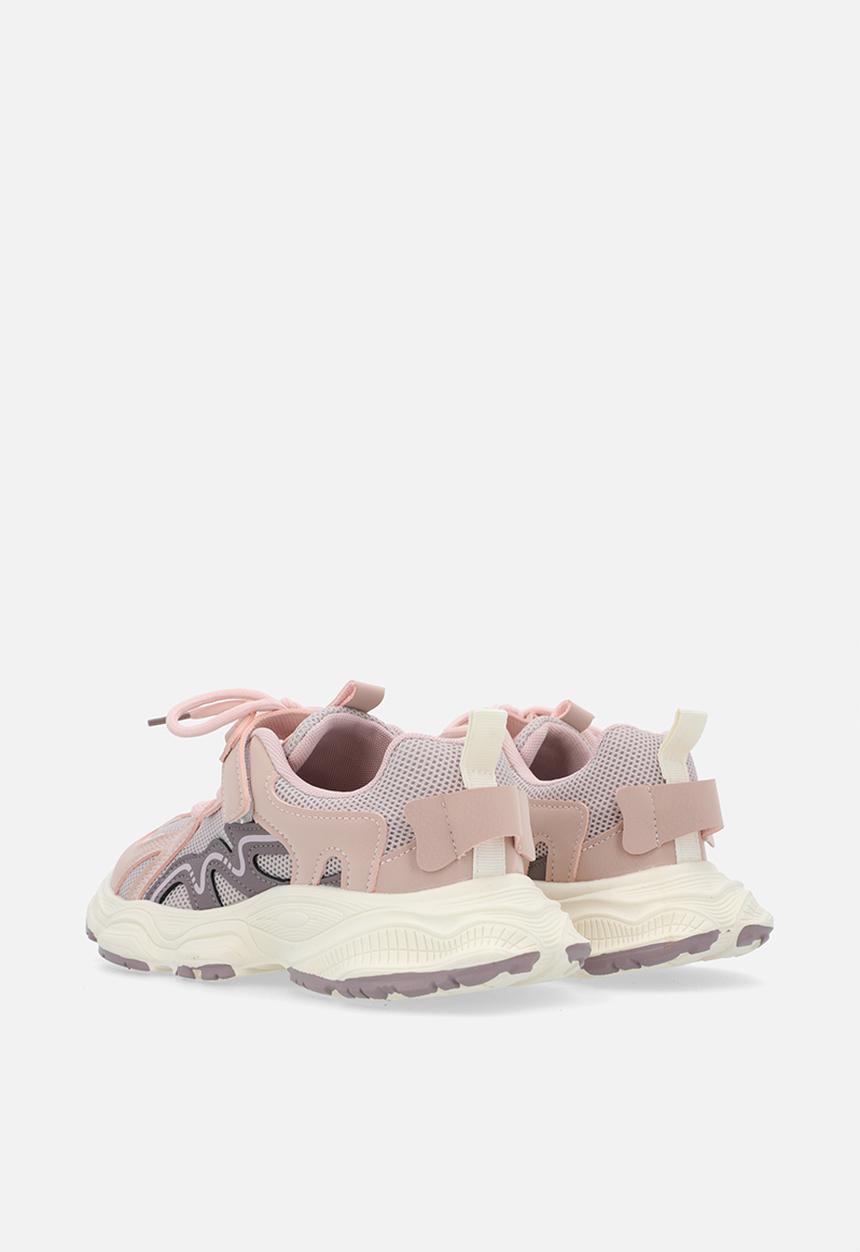 Pop Candy - Velcro & lace sneakers-lilac