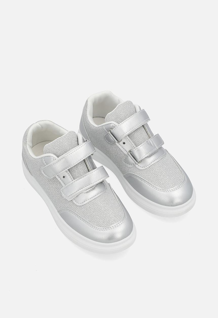 Pop Candy - Twin strap sneakers - silver