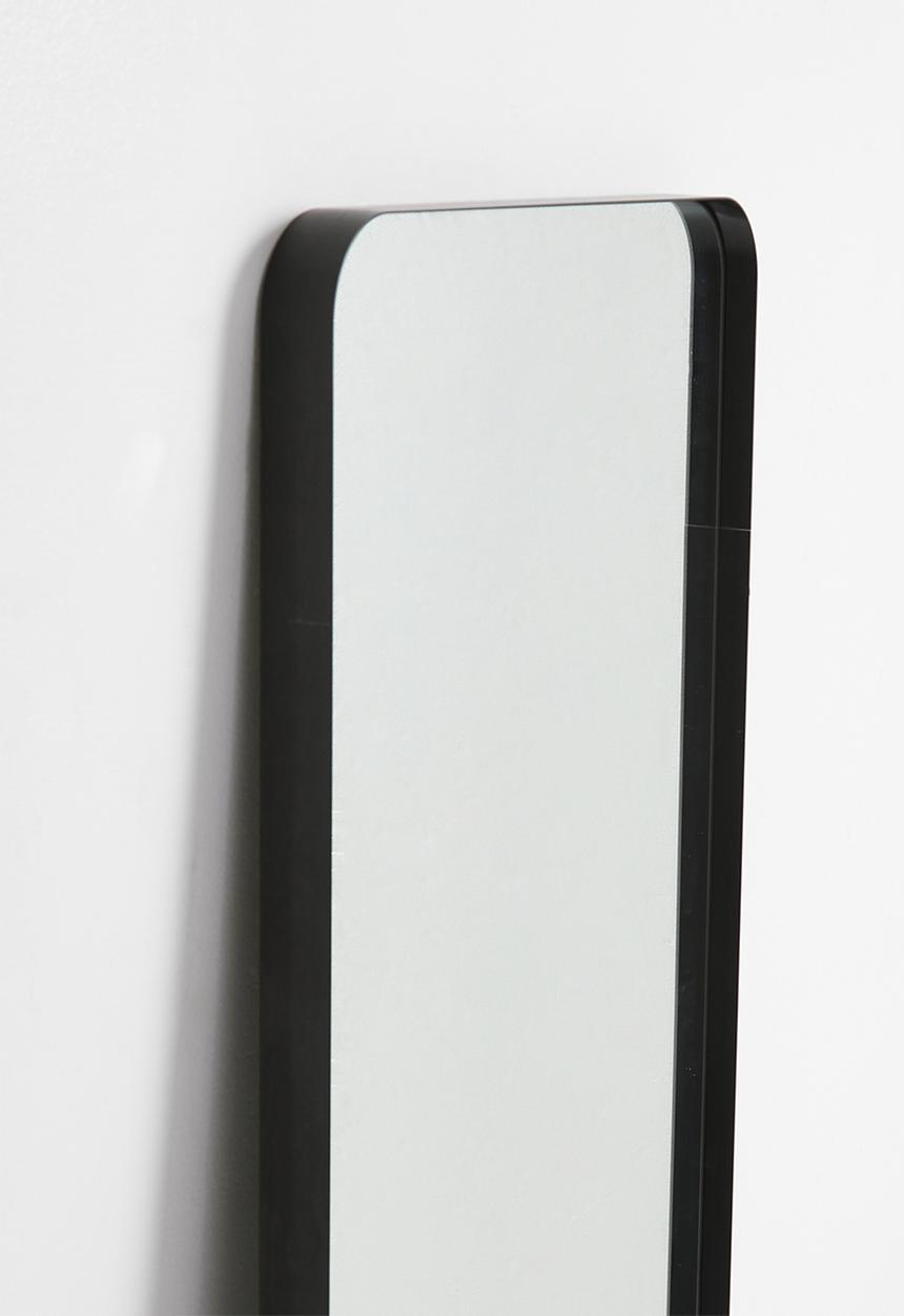 Sixth Floor - Aluminium Framed Full Length Mirror - Black