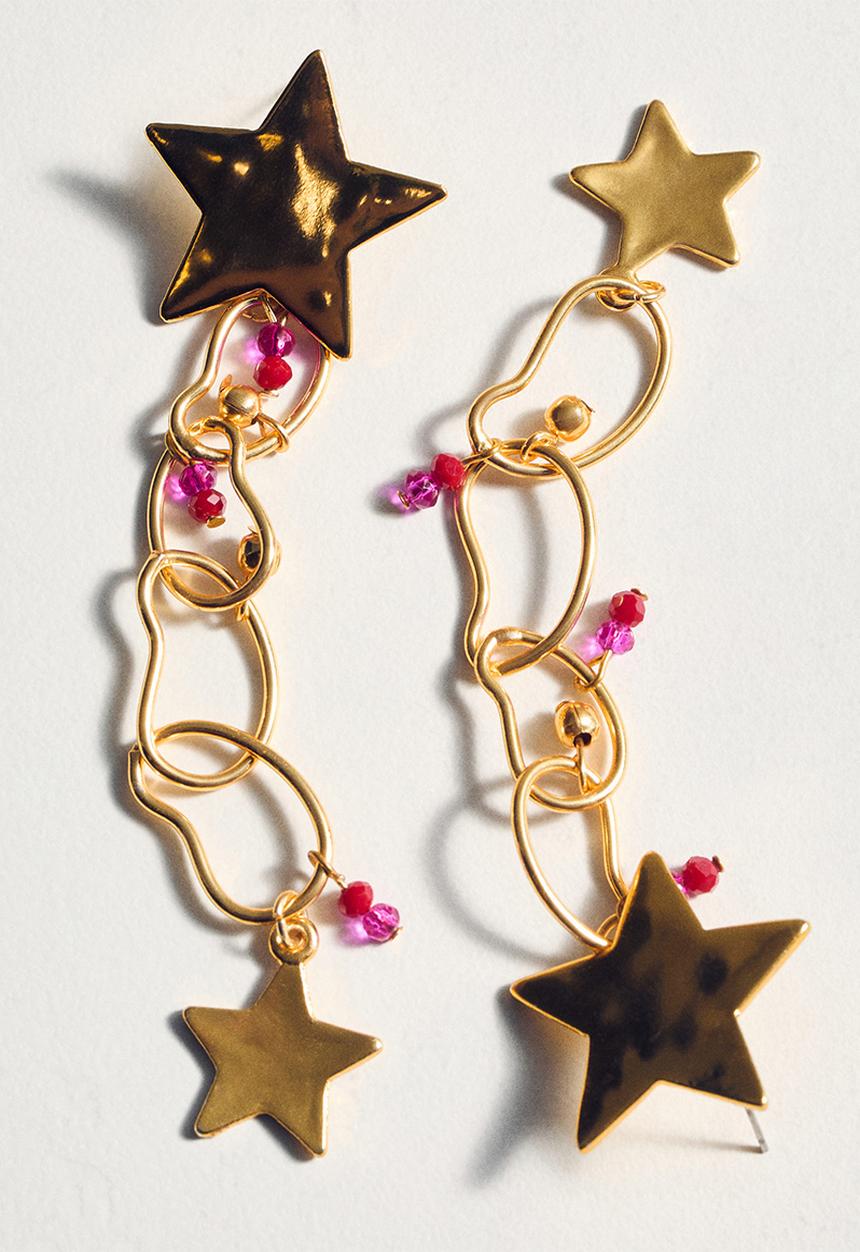 MANGO - Earrings estrella - gold