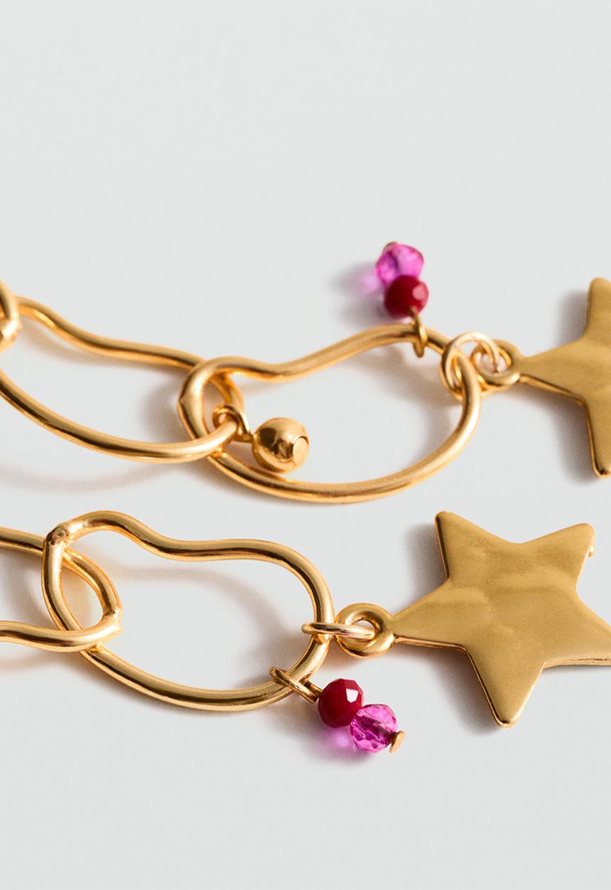 MANGO - Earrings estrella - gold