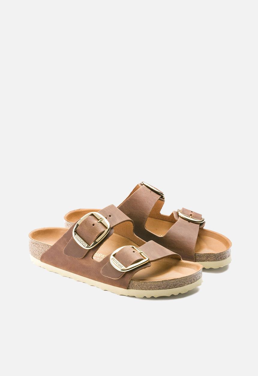 Birkenstock - Arizona big buckle oiled leather narrow - cognac