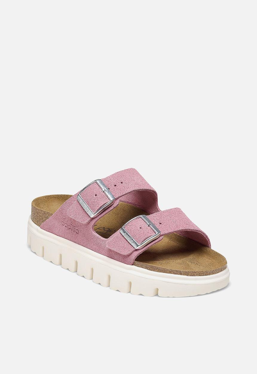 Birkenstock - Arizona chunky suede leather narrow - candy pink