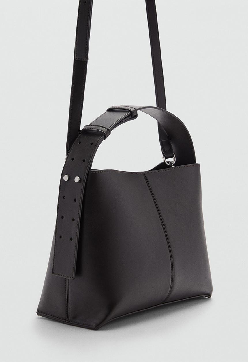 MANGO - Totes bag puala-red - dark brown