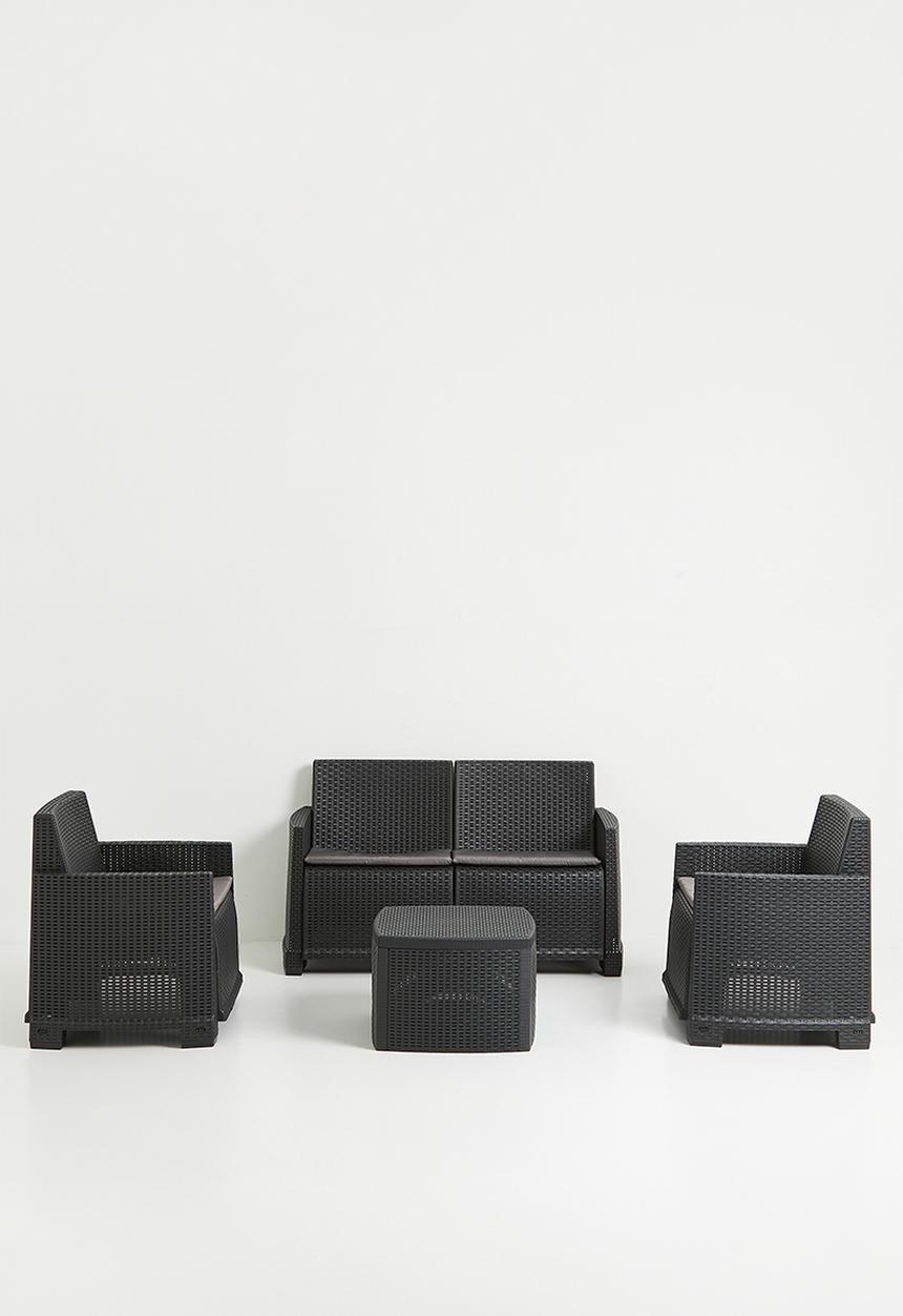 H&S - Italia Garden Furniture set - anthracite