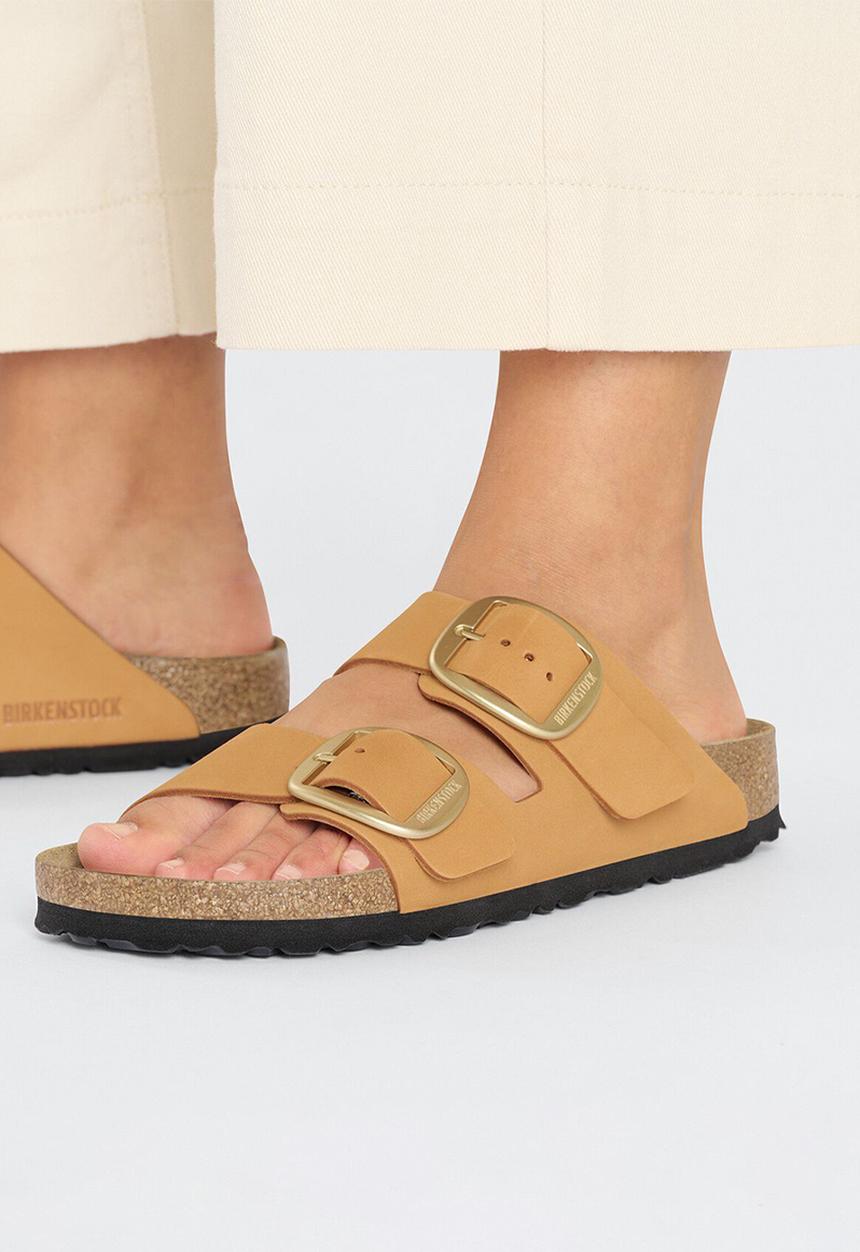 Birkenstock - Arizona big buckle leather narrow - burnt orange