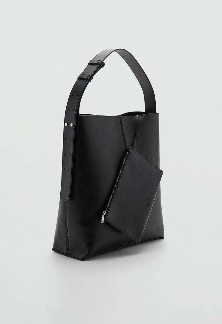 MANGO - Bucket bag puala - black