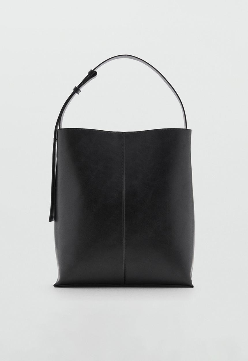 MANGO - Bucket bag puala - black