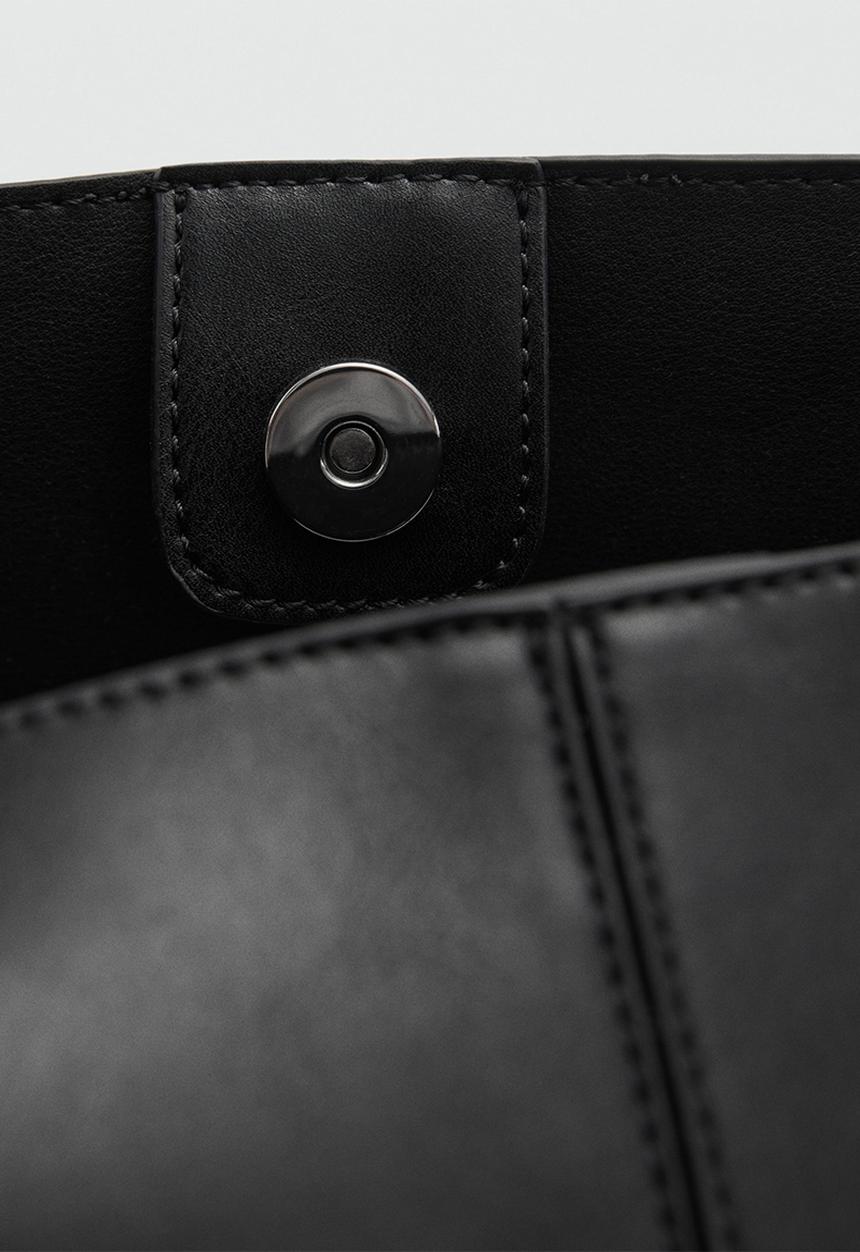 MANGO - Bucket bag puala - black