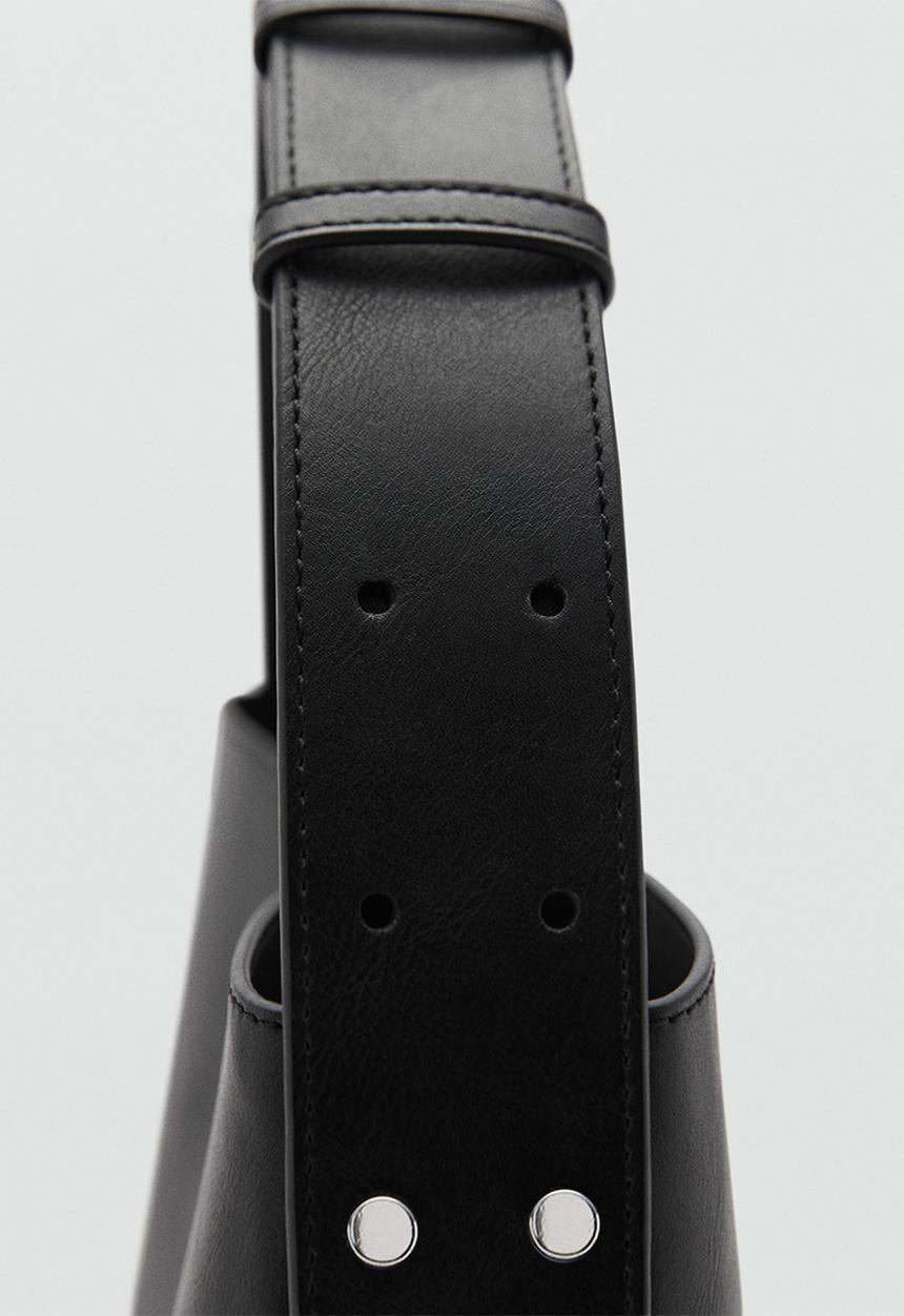 MANGO - Bucket bag puala - black