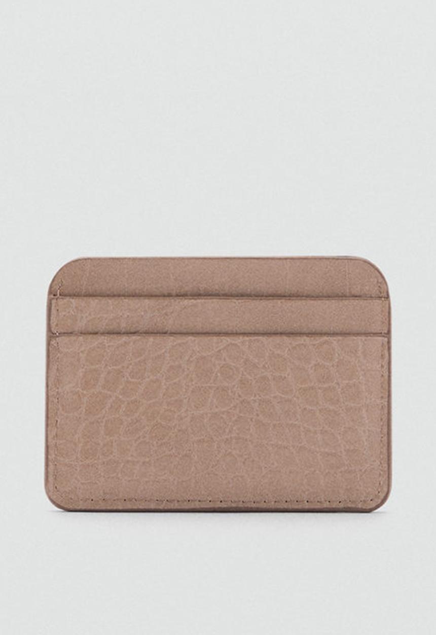 MANGO - Card holder leanor - light pastel brown