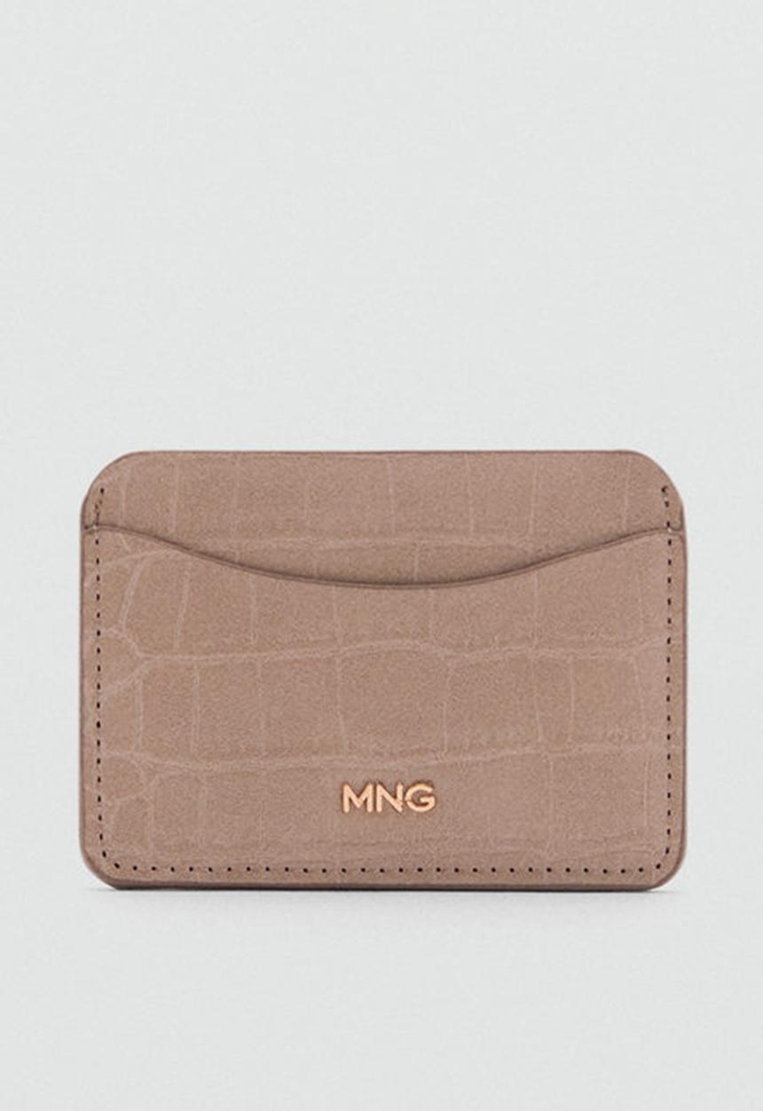 MANGO - Card holder leanor - light pastel brown