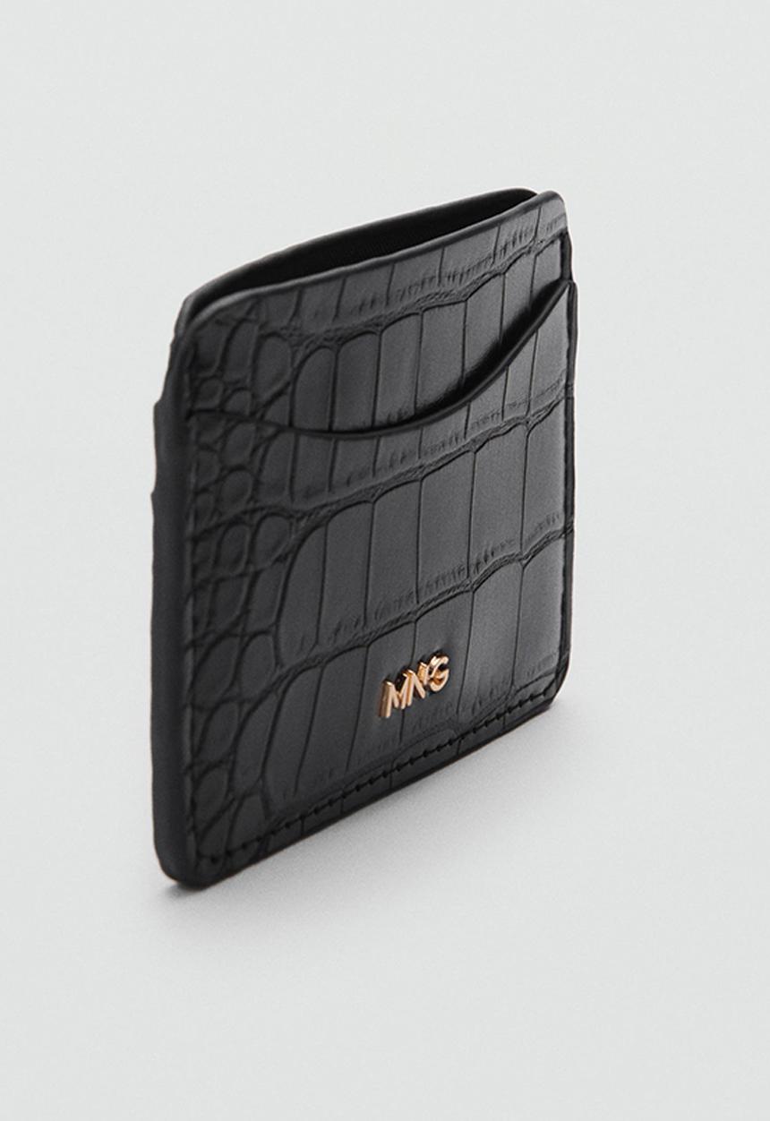 MANGO - Card holder leanor - black