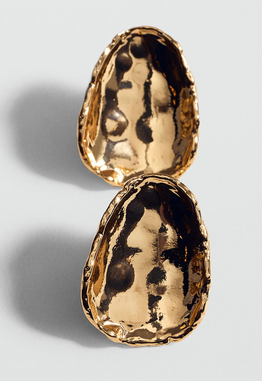 MANGO - Earrings cala - gold