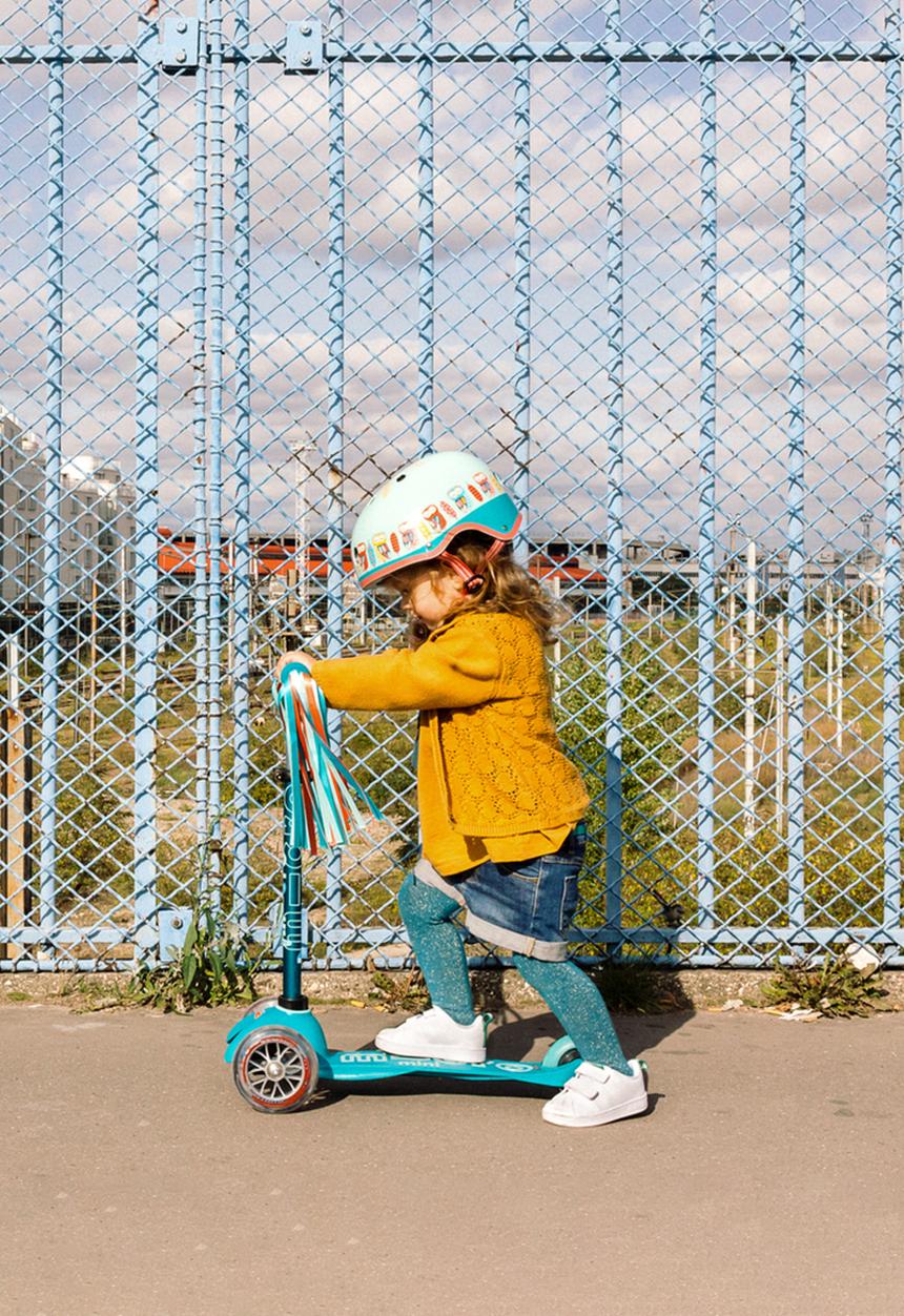 MICRO - Mini deluxe scooter - aqua