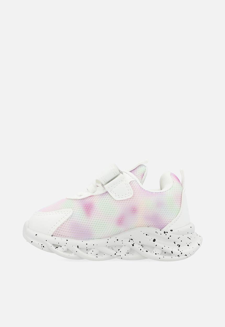 Pop Candy - Lace & adjustable strap sneakers - white/unicorn