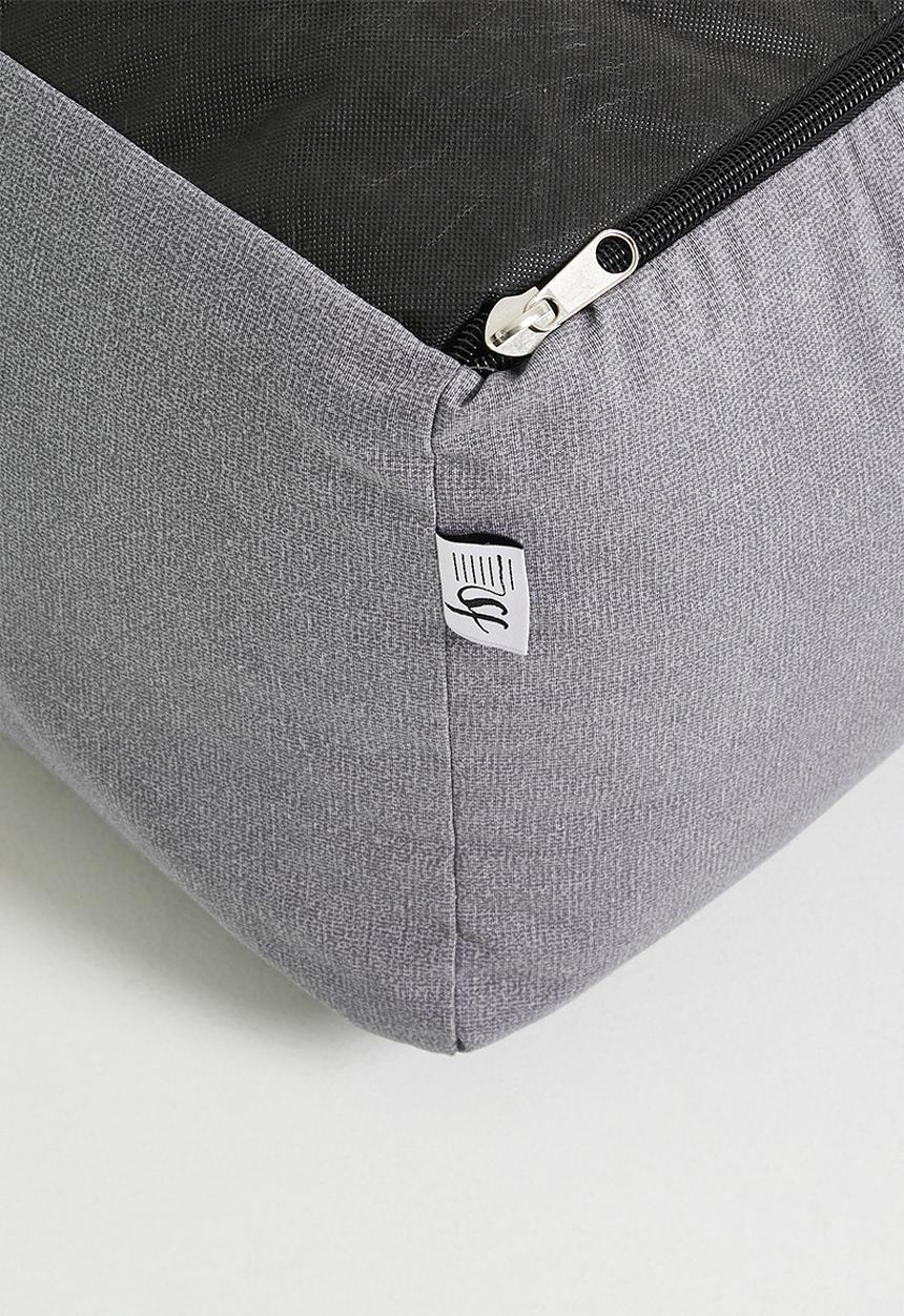Sixth Floor - Plaza patio ottoman- charcoal