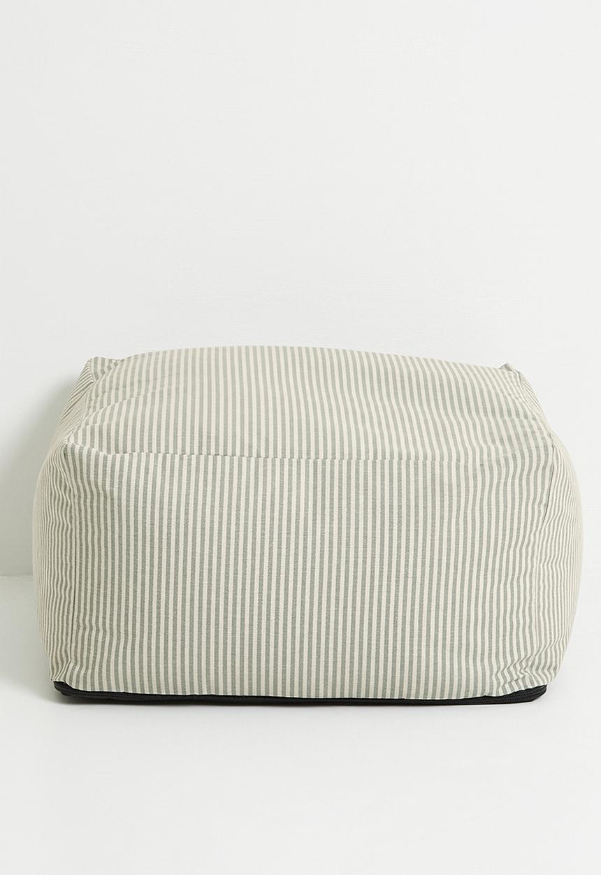 Sixth Floor - Plaza patio ottoman- green