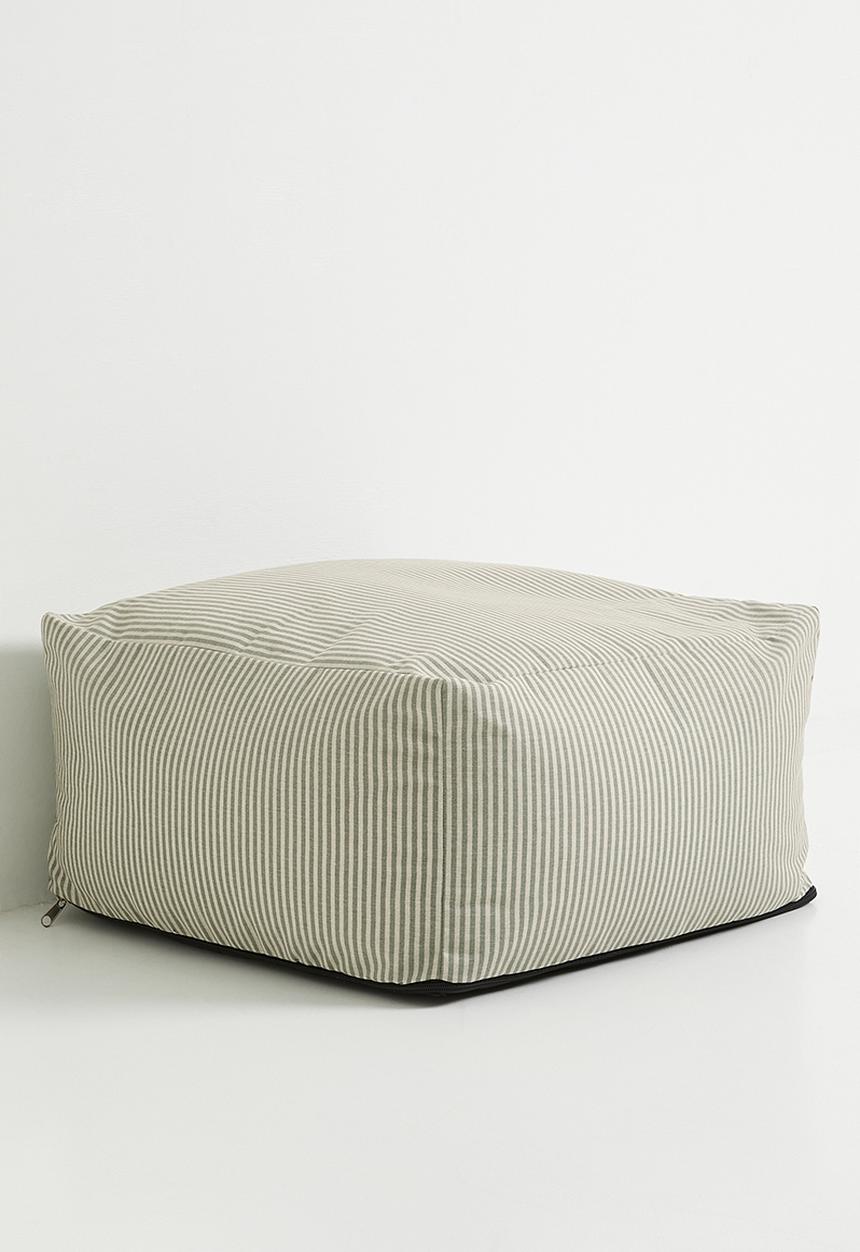 Sixth Floor - Plaza patio ottoman- green