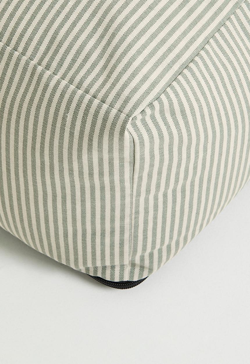 Sixth Floor - Plaza patio ottoman- green