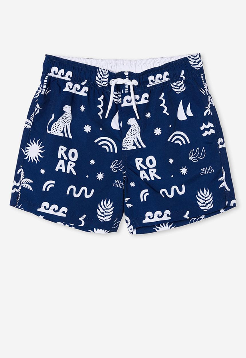 Cotton On - Bailey board short - in the navy/roar