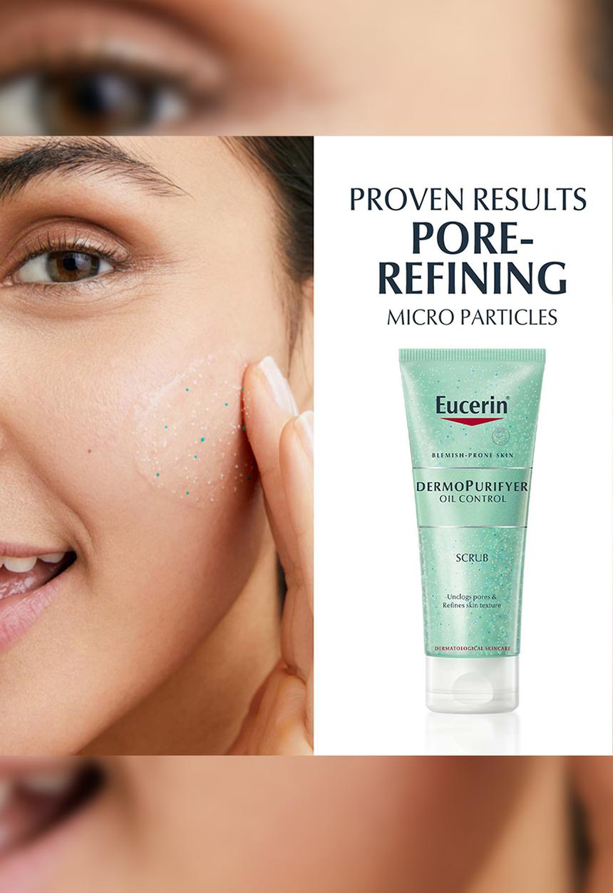 Eucerin - DermoPurifyer Oil Control Facial Scrub for Acne-Prone Skin, 100ml