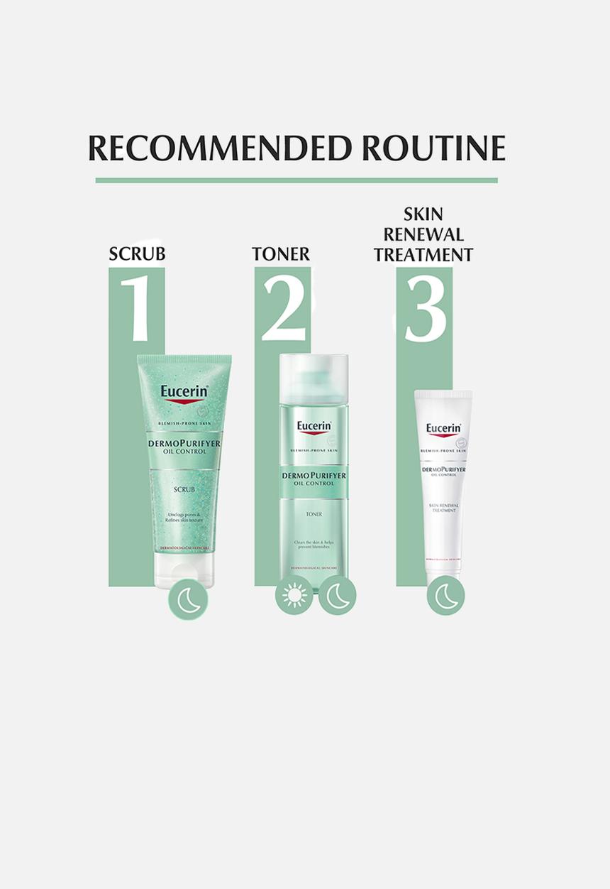 Eucerin - DermoPurifyer Oil Control Facial Scrub for Acne-Prone Skin, 100ml