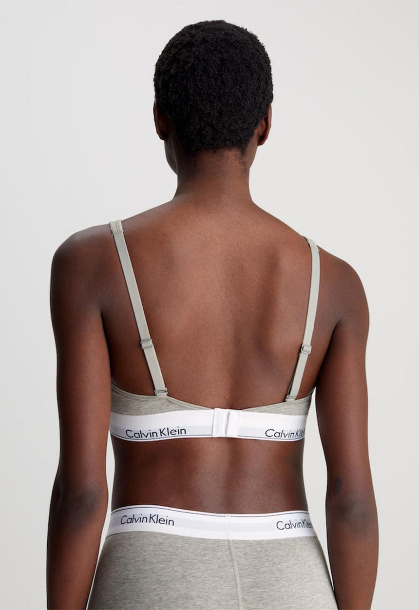Calvin Klein - Light lined bralette - grey heather