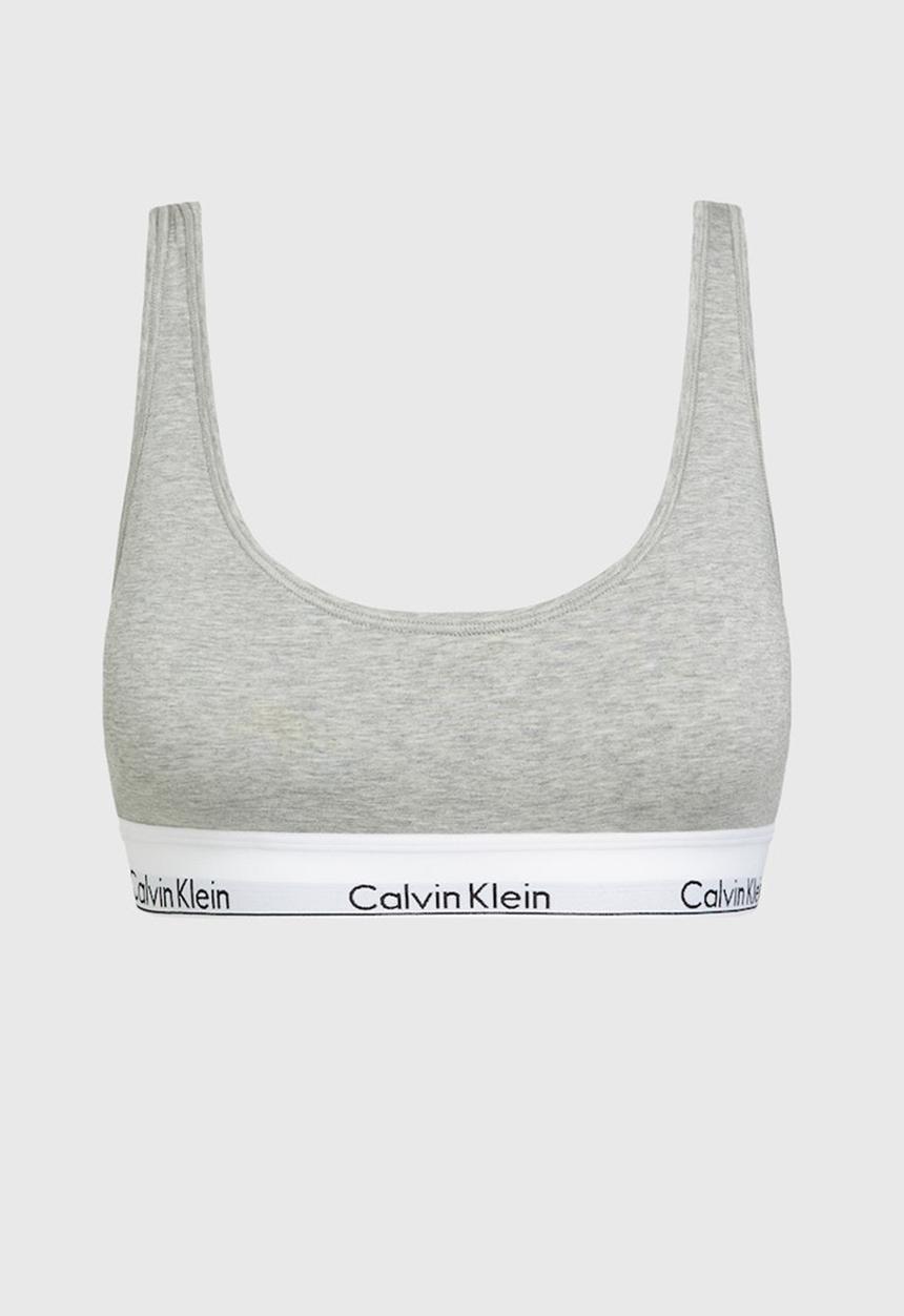 Calvin Klein - Light lined bralette - grey heather