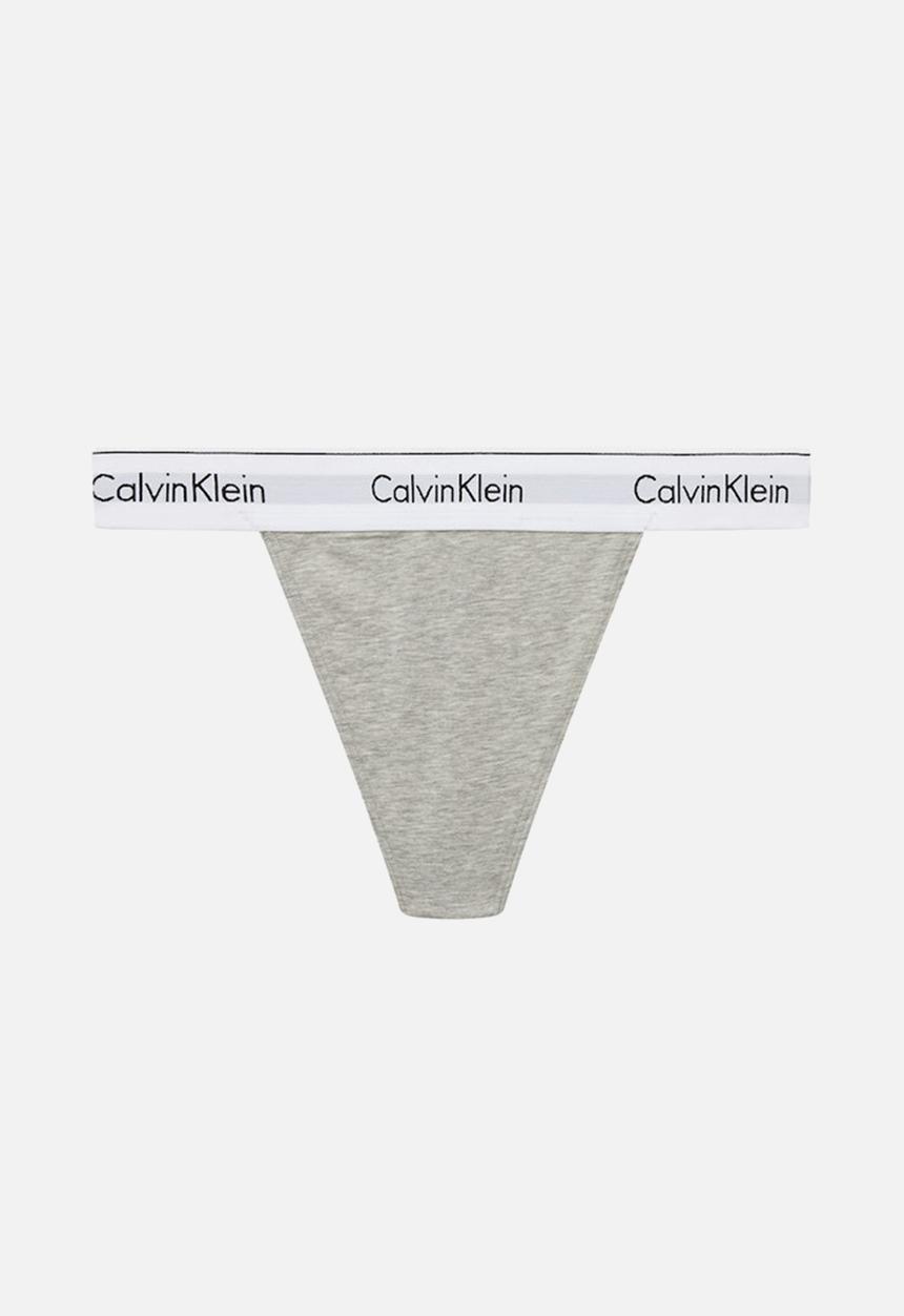 Calvin Klein - String thong - grey heather