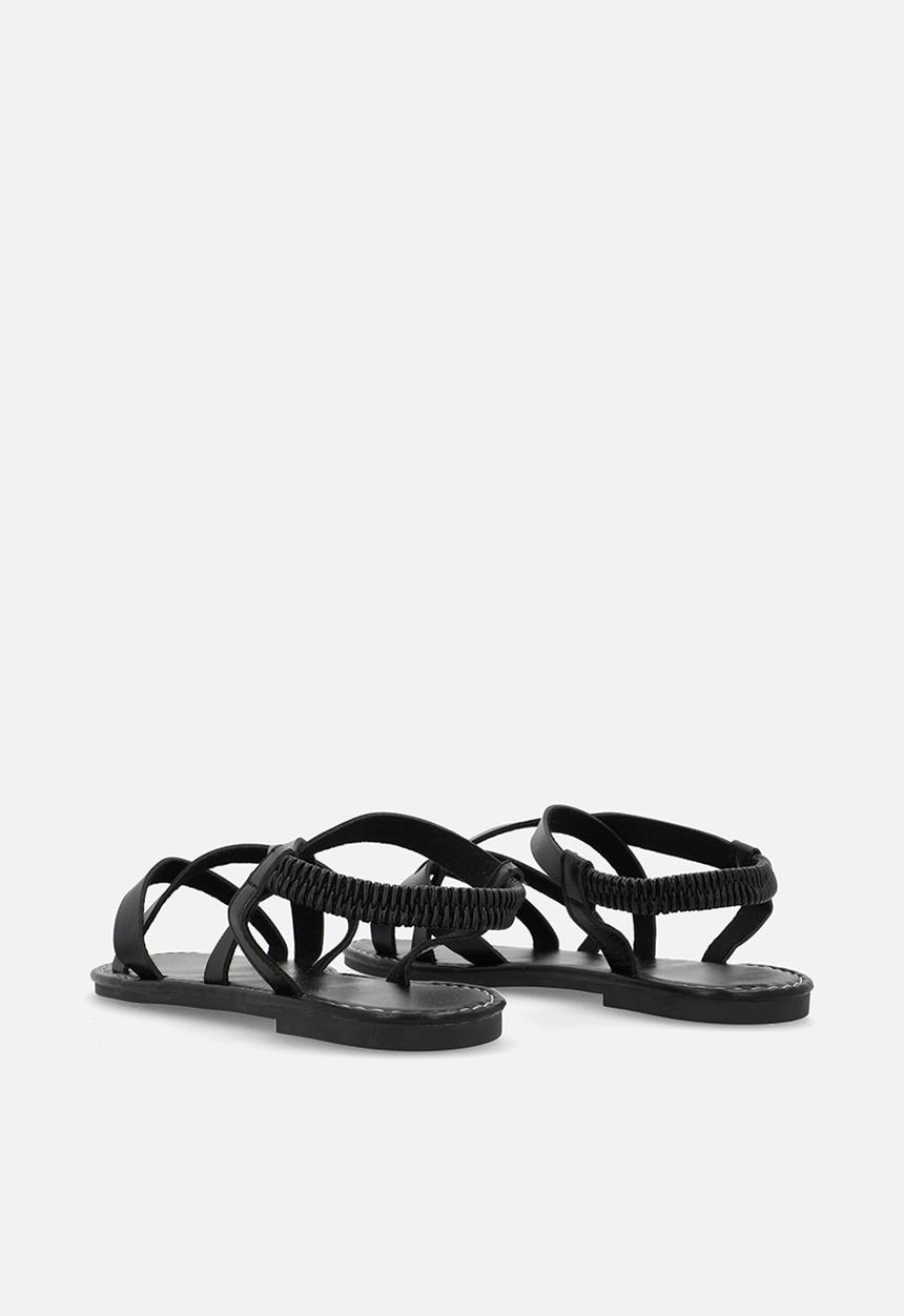 Pop Candy - Criss cross sandals - black