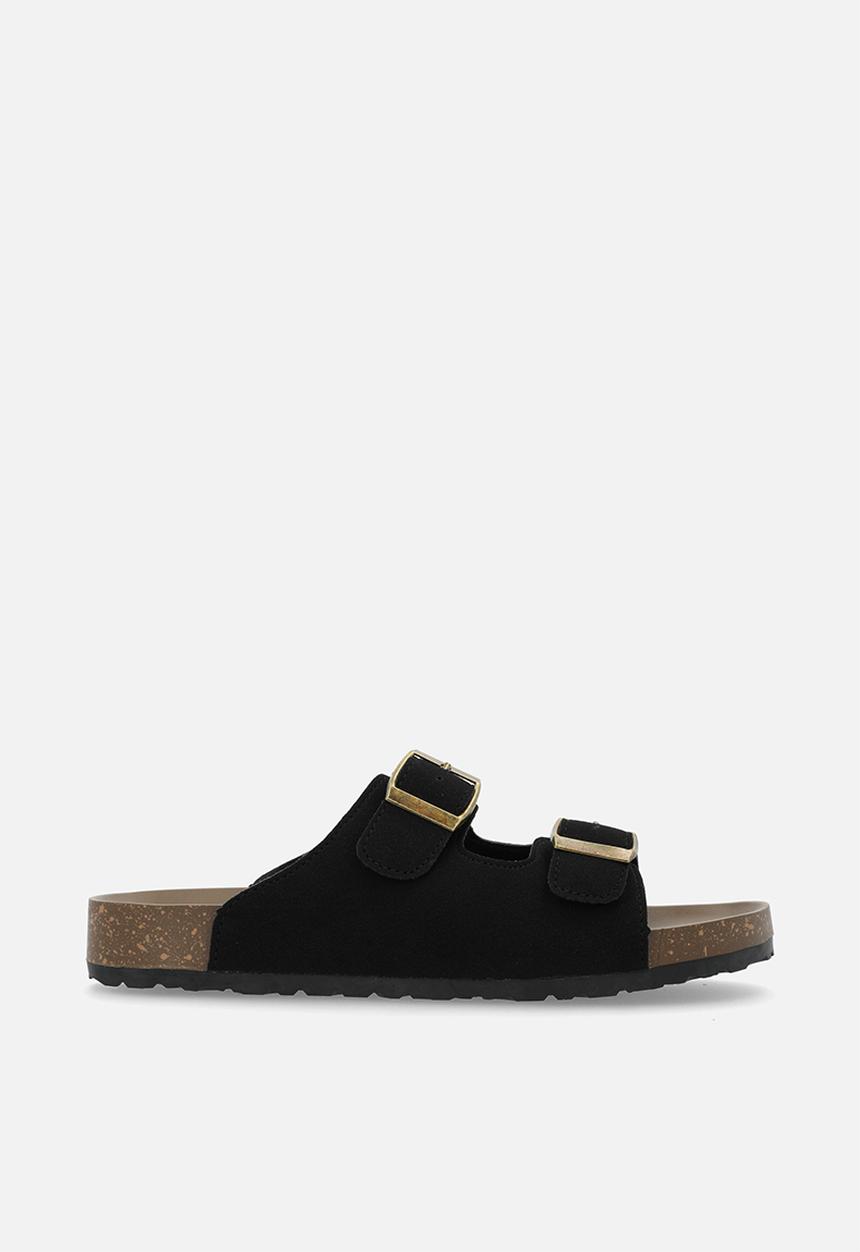 Pop Candy - Double buckle slides - black