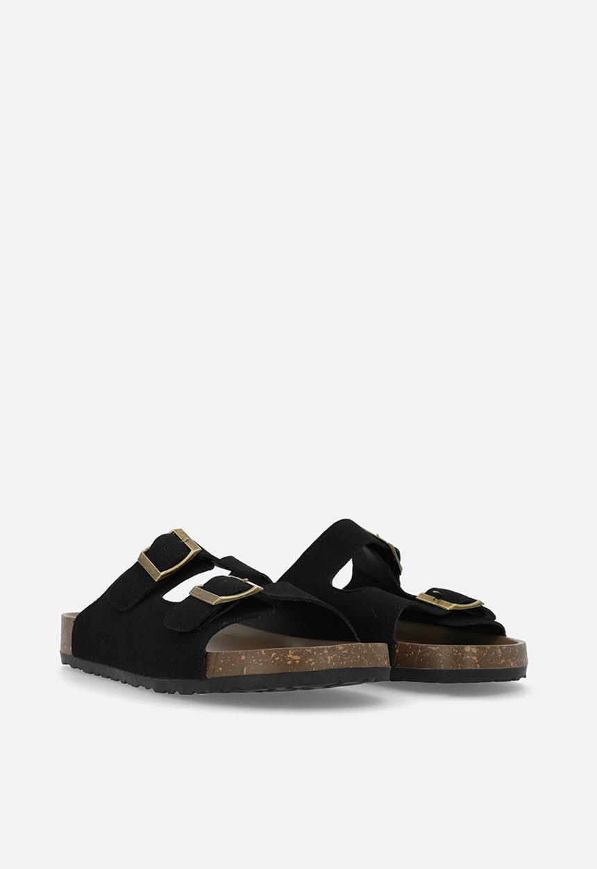 Pop Candy - Double buckle slides - black