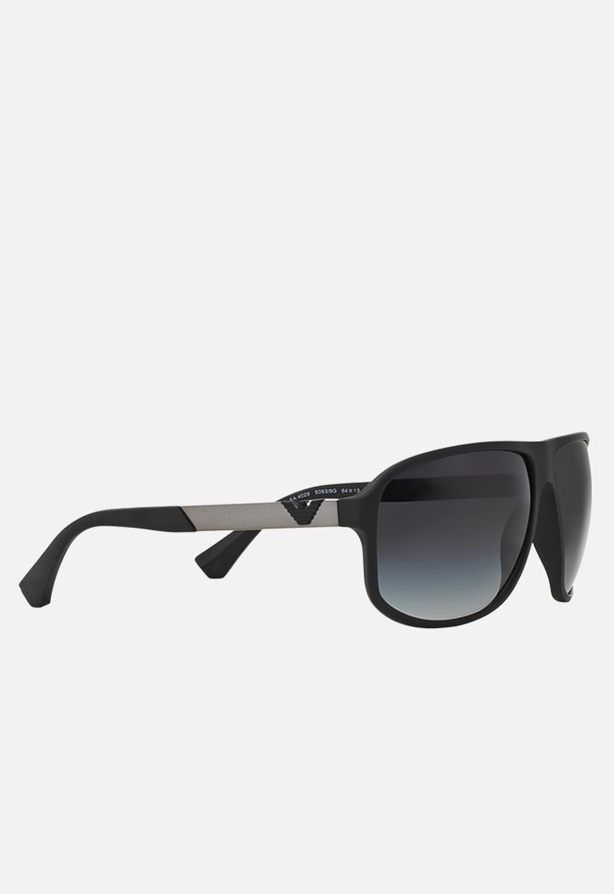 Emporio Armani - Emporio Armani 0ea2134 58 modern sunglasses - matte blue/gunmetal