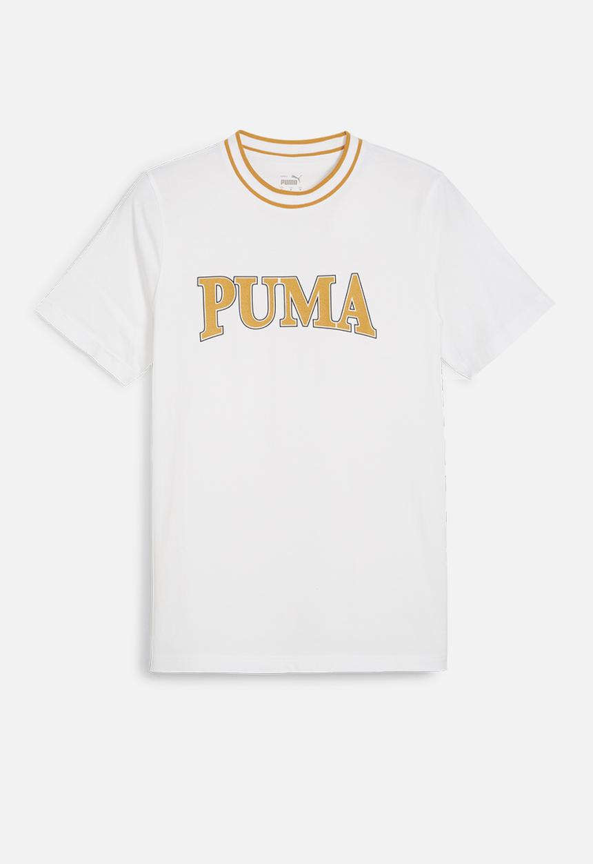 PUMA - Puma squad big graphic tee - puma white