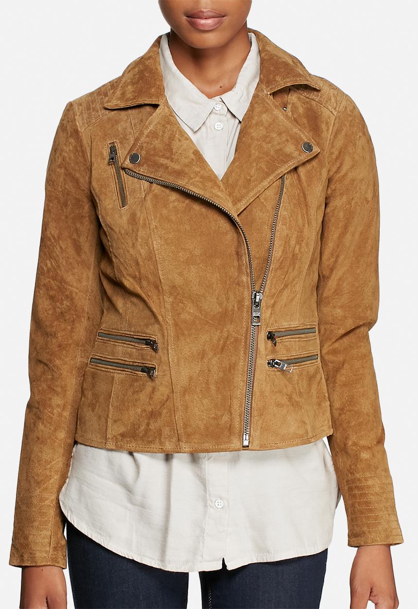 ONLY - Justine Suede Biker Jacket