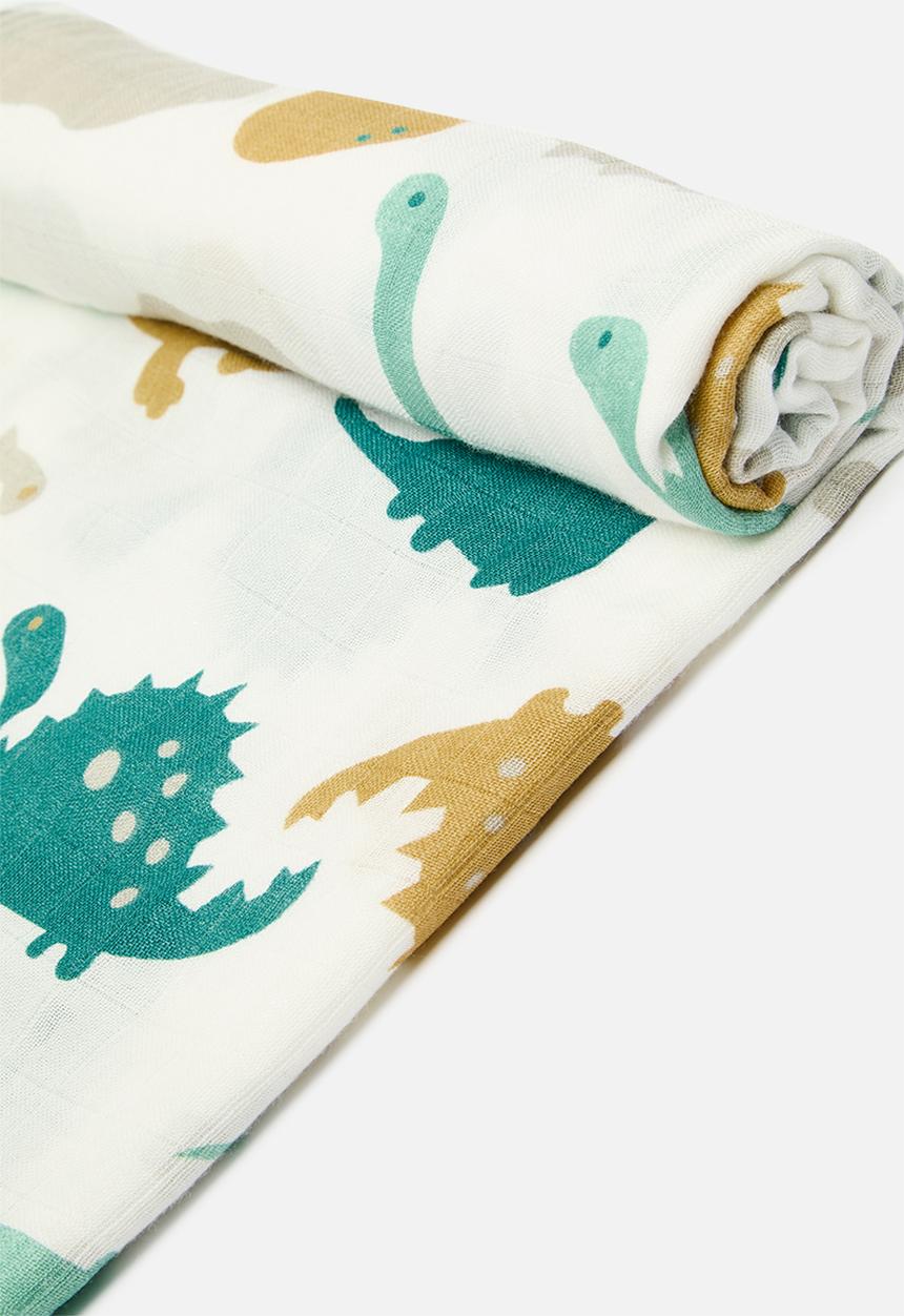 Pop Candy - Dino print blanket - multi
