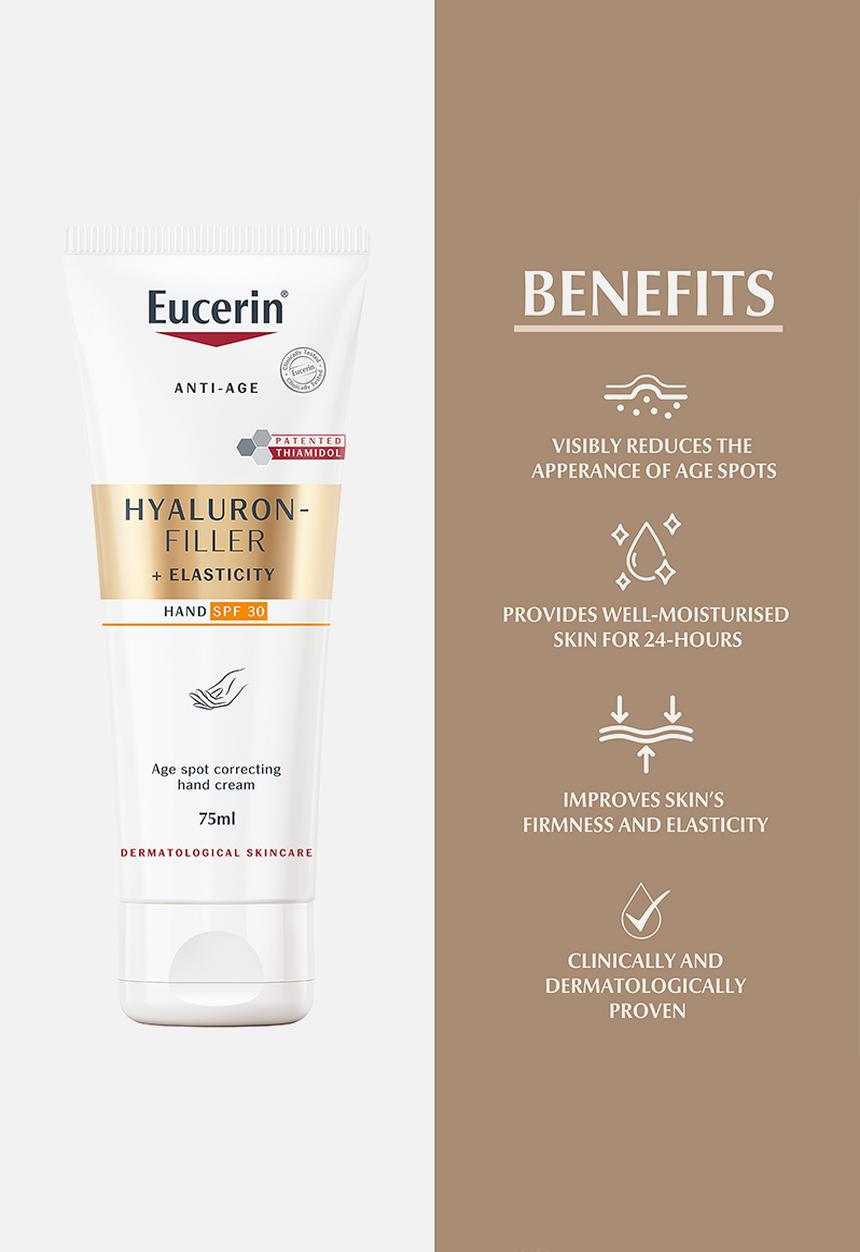 Eucerin - Hyaluron Filler + Elasticity Age Spot Correcting Hand Cream, 75ml