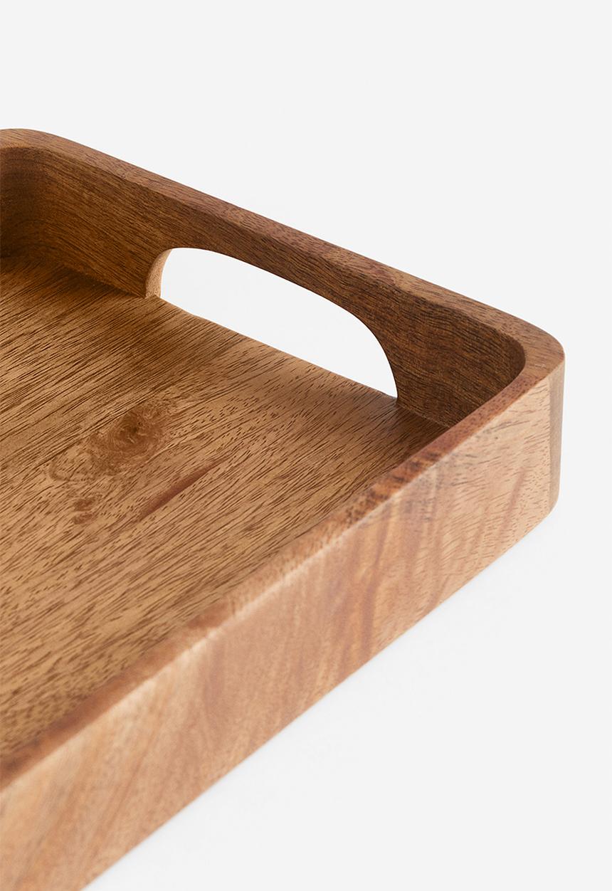 H&M - Wooden breakfast tray - brown