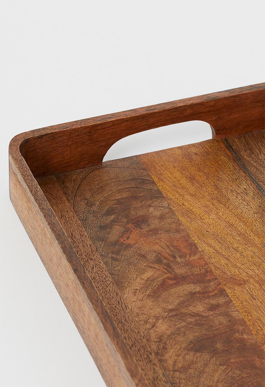 H&M - Wooden breakfast tray - brown