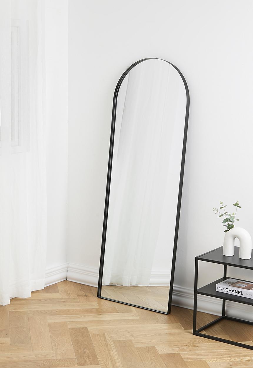 Sixth Floor - Arch Frame Full Length Mirror - Black