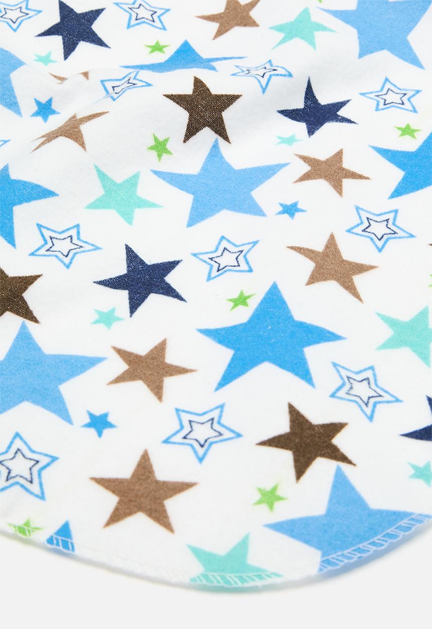 Pop Candy - 4 Pack printed blankets - blue