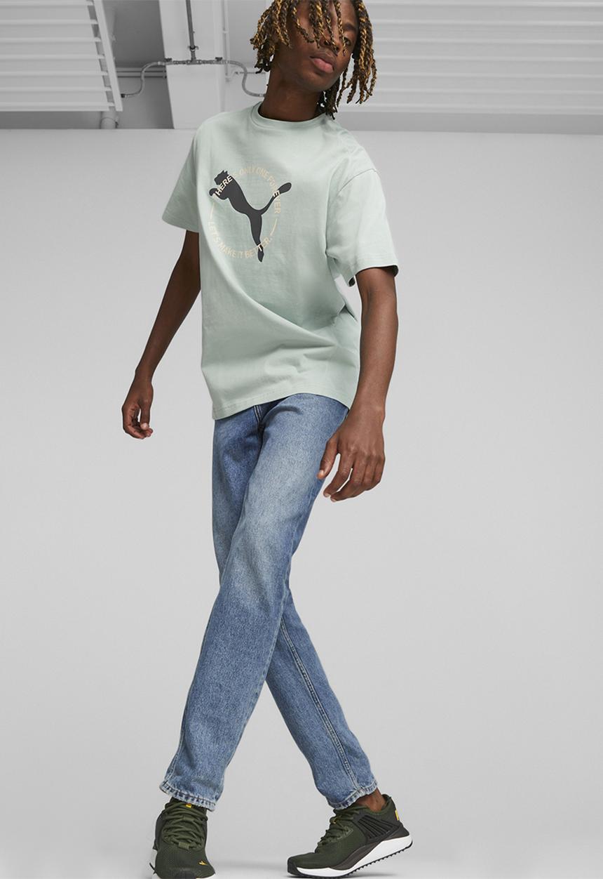 PUMA - Better sportswear tee - green fog